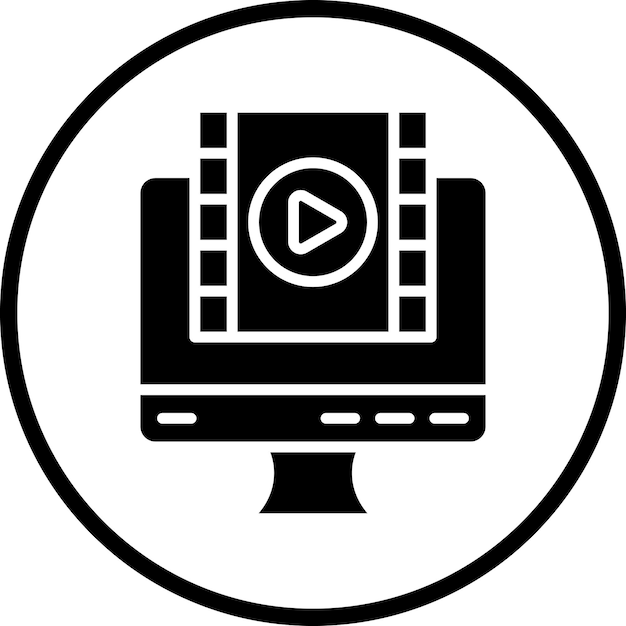 Diseño vectorial Capítulo Estilo del icono del episodio