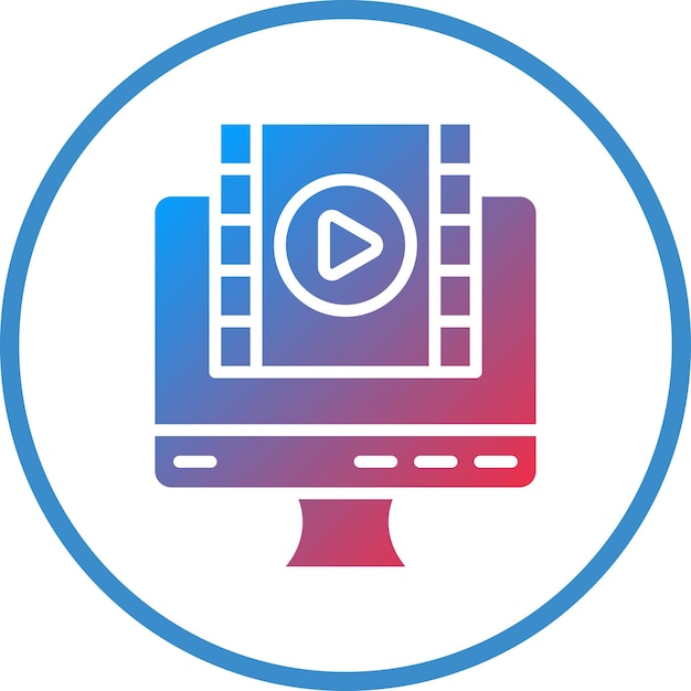 Diseño vectorial Capítulo Estilo del icono del episodio