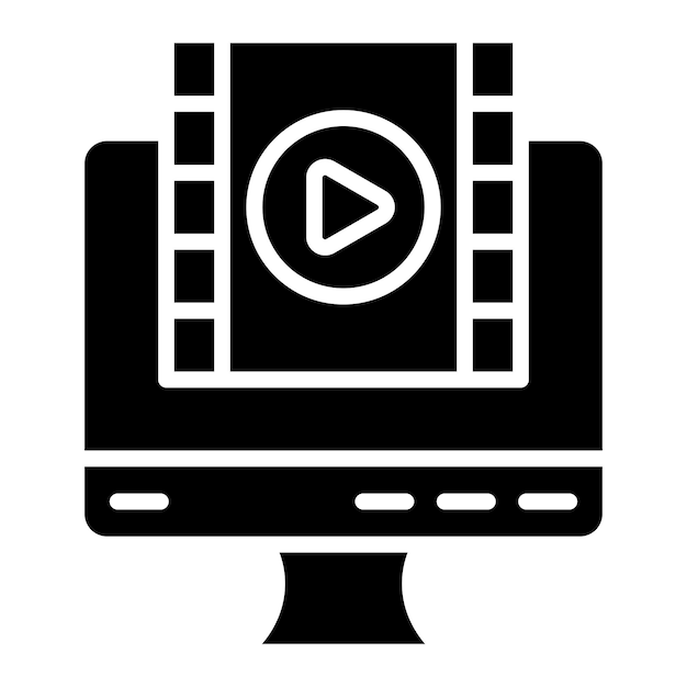 Diseño vectorial Capítulo Estilo del icono del episodio