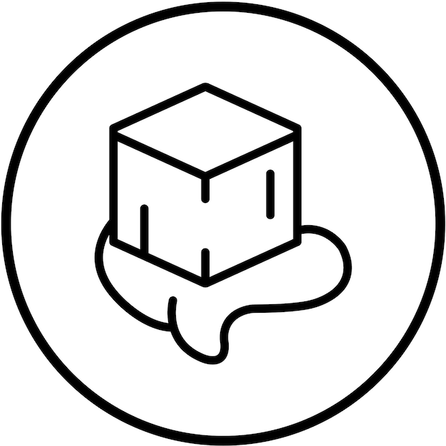 Diseño vectorial Caramel Cove Estilo del icono