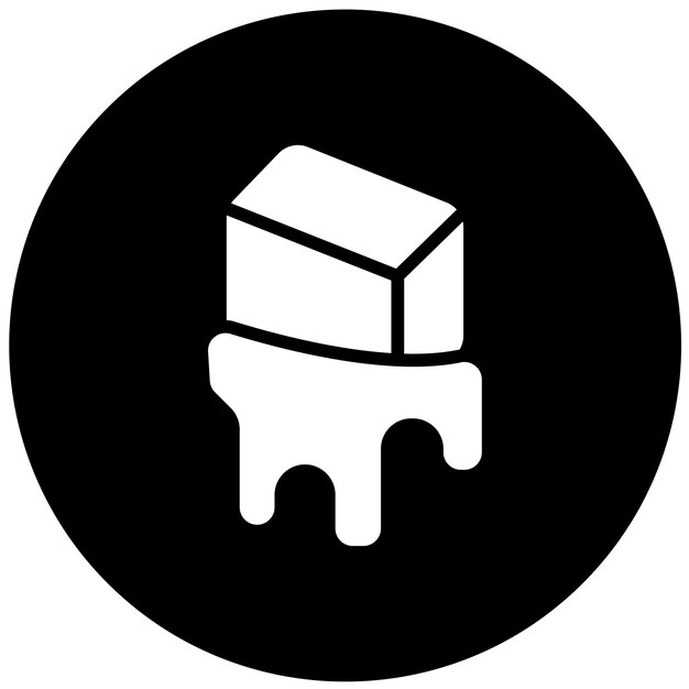 Diseño vectorial Caramelo Cascada Estilo de icono