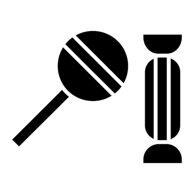 Diseño vectorial de caramelos Estilo de icono