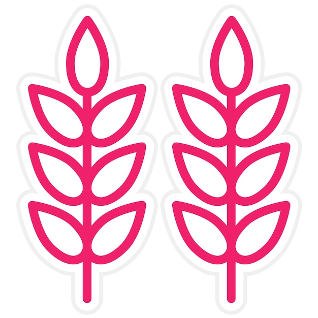 Diseño vectorial Carbohidratos Estilo del icono