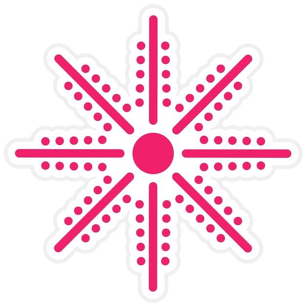 Diseño vectorial Carnaval Estilo de icono de estallido