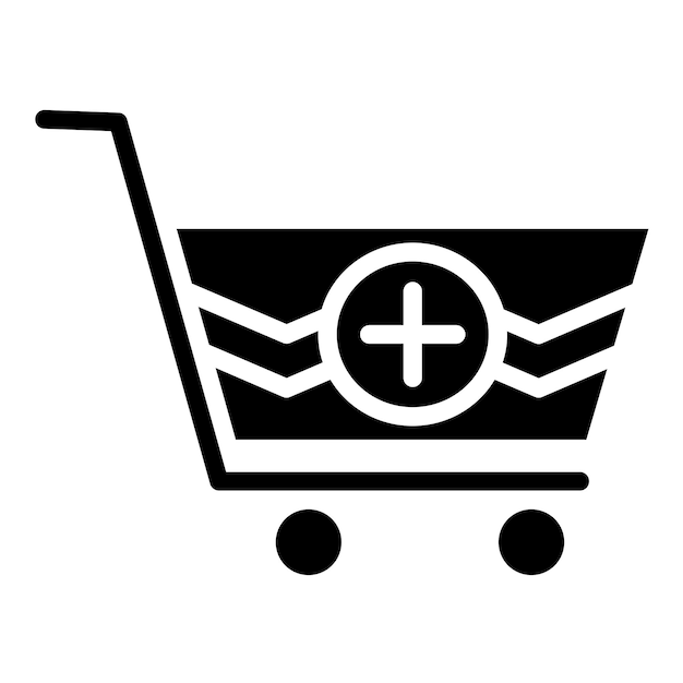 Diseño vectorial del carrito más estilo de icono