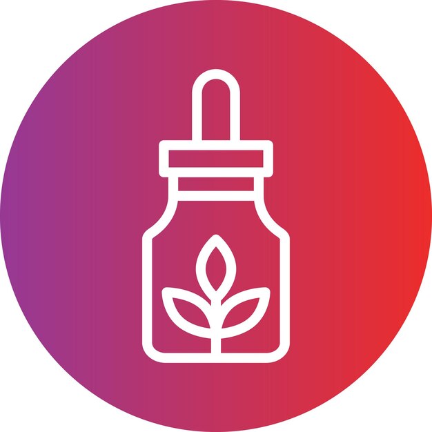 Diseño vectorial Cbd E Estilo de icono líquido