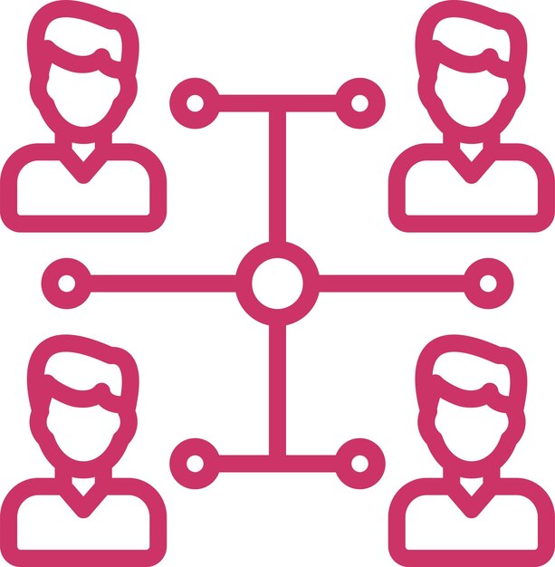Diseño vectorial Centro de comunicación Estilo de icono