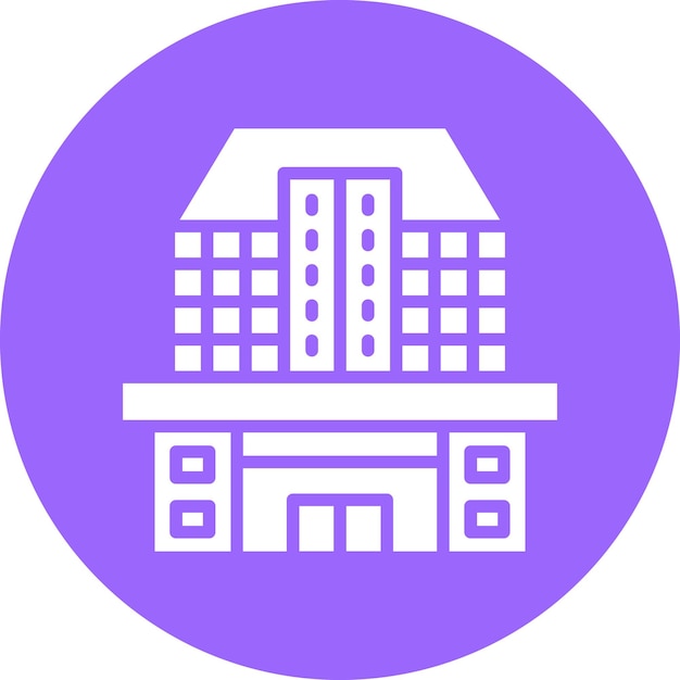 Diseño vectorial Centro de Exposición Estilo de icono