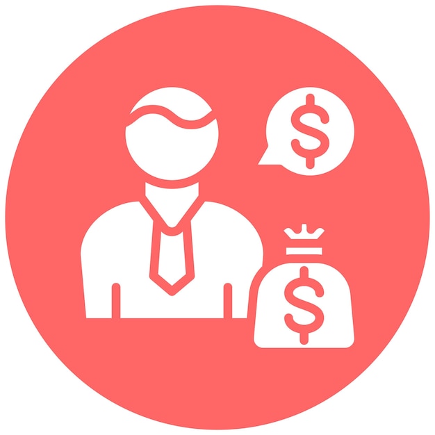 Diseño vectorial CFO Estilo del icono