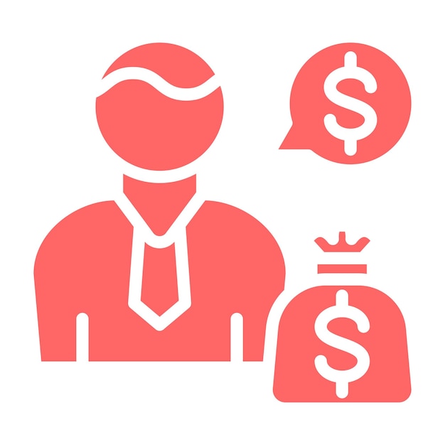 Diseño vectorial CFO Estilo del icono