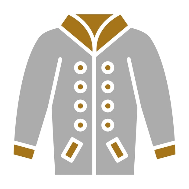 Diseño vectorial de la chaqueta Varsity Estilo icono