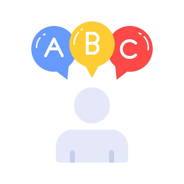 Diseño vectorial de chat de grupo en estilo moderno listo para usar icono