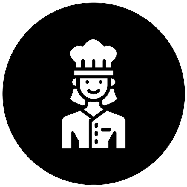 Diseño vectorial Chef Estilo de icono