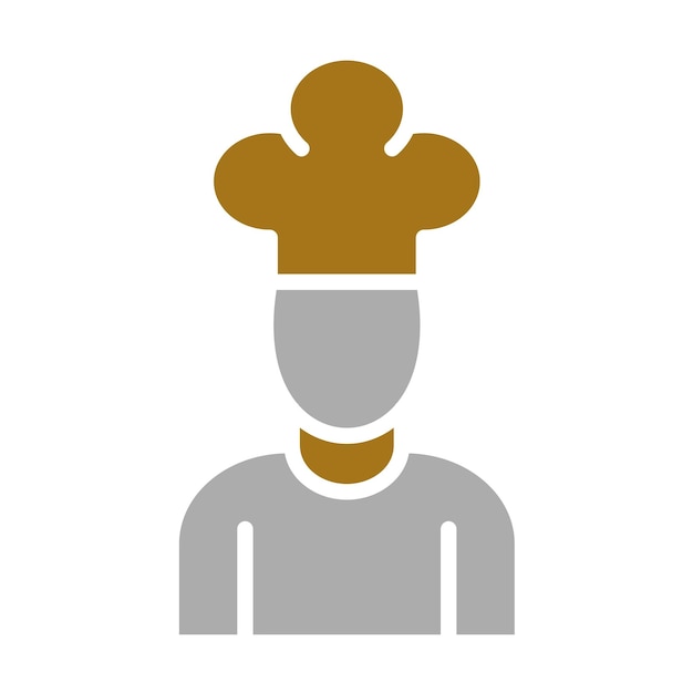 Diseño vectorial Chef Estilo de icono