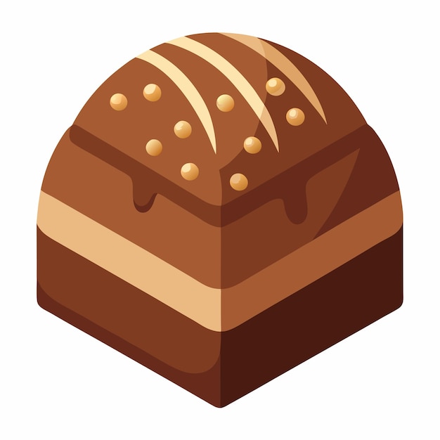 Diseño vectorial de chocolate Ilustración de golosinas deliciosas y tentadoras