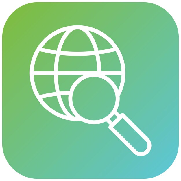 Diseño vectorial Ciencia Exploración Estilo del icono