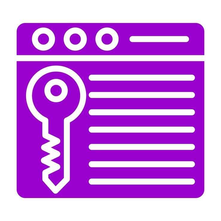Vector diseño vectorial cifrado descifrado estilo de icono