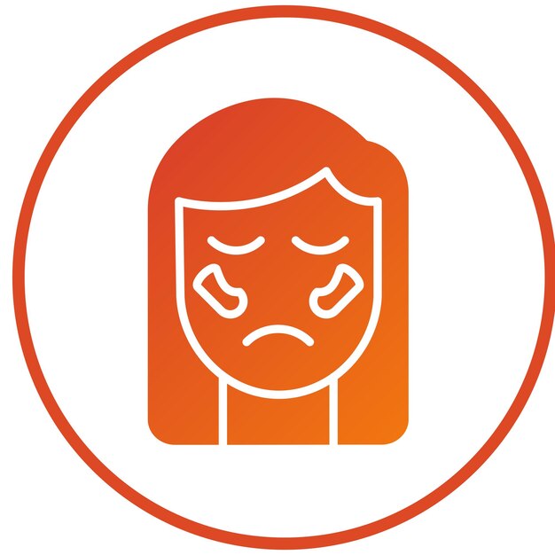 Diseño vectorial de círculos oscuros Estilo del icono