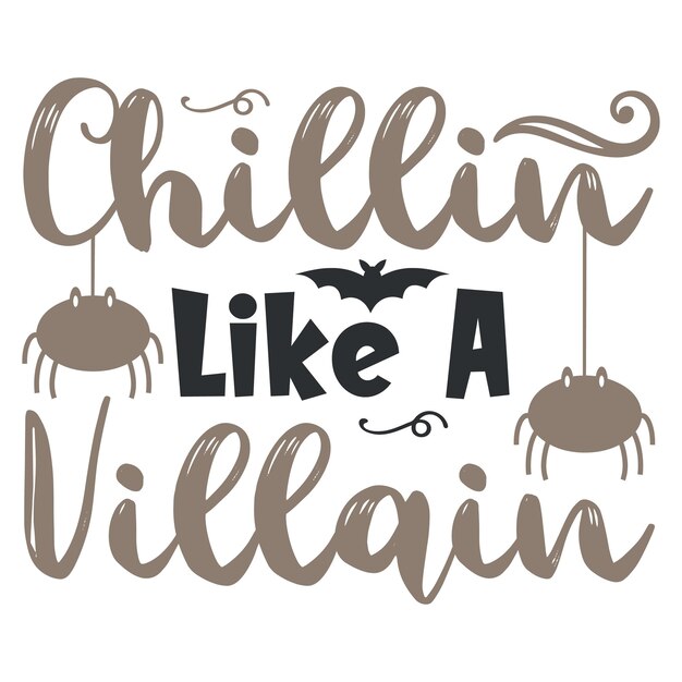 Diseño vectorial de citas de Halloween