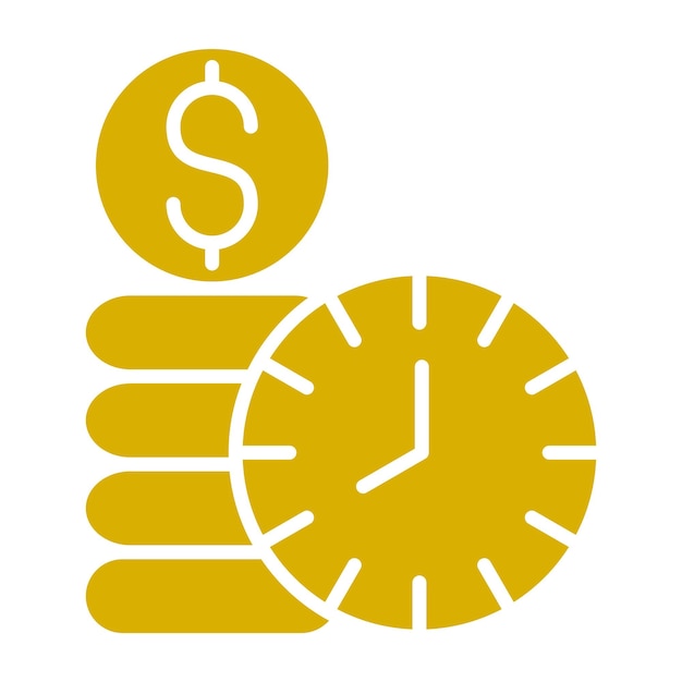 Diseño vectorial de citas en tiempo real Estilo de icono
