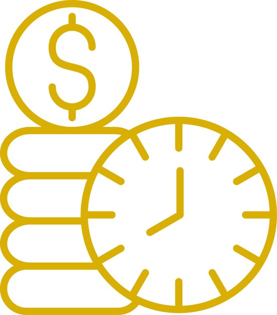 Diseño vectorial de citas en tiempo real Estilo de icono