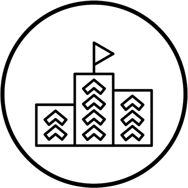 El diseño vectorial clasifica el estilo del icono