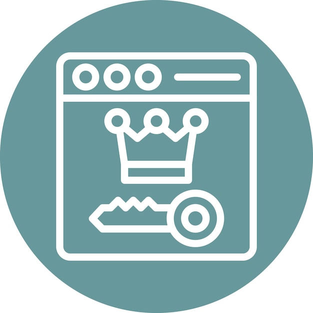 Diseño vectorial Clasificación de palabras clave Estilo de icono