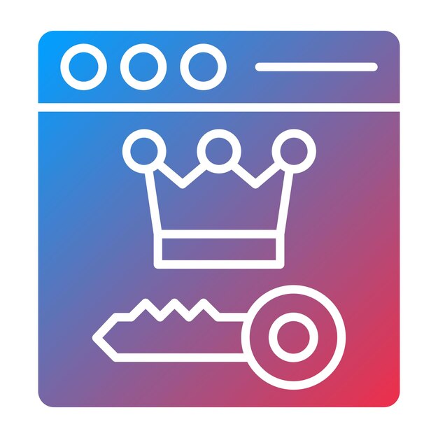 Diseño vectorial Clasificación de palabras clave Estilo de icono