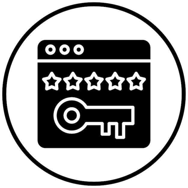 Diseño vectorial Clasificación de palabras clave Estilo de icono