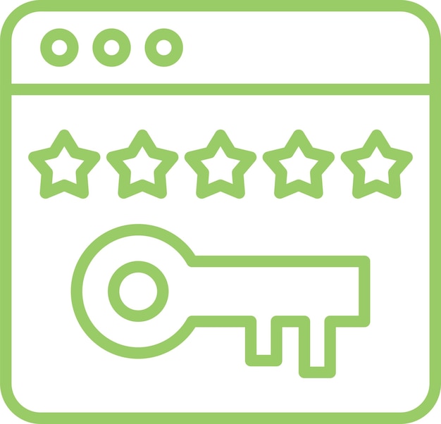 Diseño vectorial Clasificación de palabras clave Estilo de icono