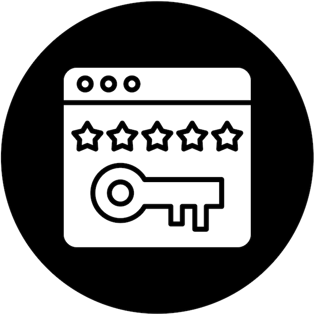 Diseño vectorial Clasificación de palabras clave Estilo de icono