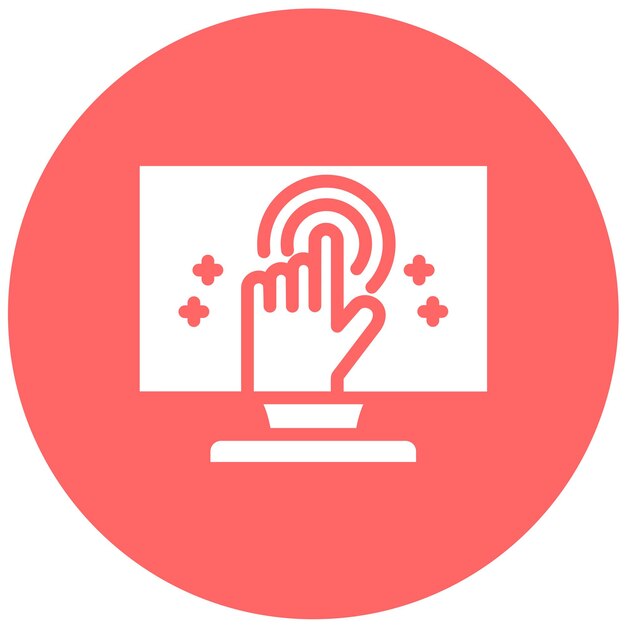 Diseño vectorial Clics Estilo del icono