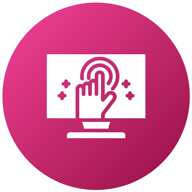 Diseño vectorial Clics Estilo del icono