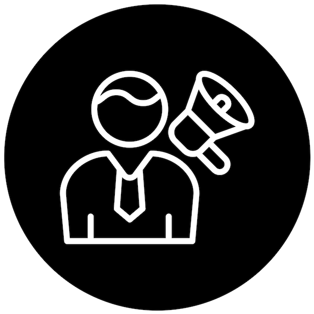 Diseño vectorial CMO Estilo del icono