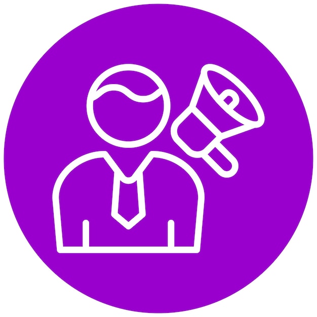 Diseño vectorial CMO Estilo del icono