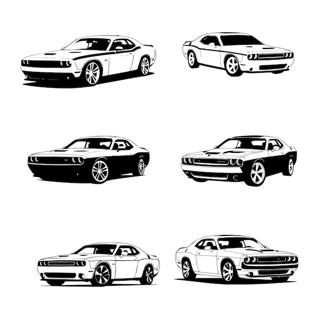 Diseño vectorial de coches de carreras de alta velocidad descarga gratuita EPS amp PNG