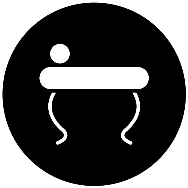 Diseño vectorial cóctel estilo icono otomano