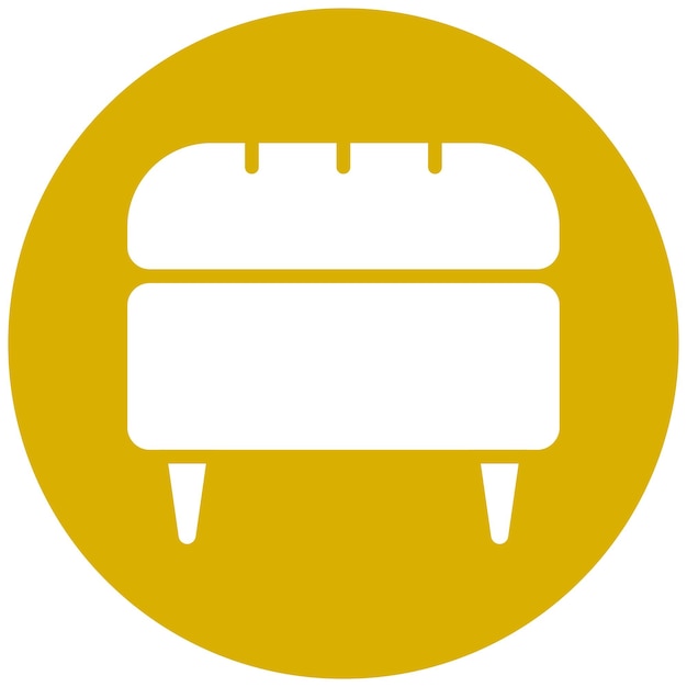 Diseño vectorial cóctel estilo icono otomano