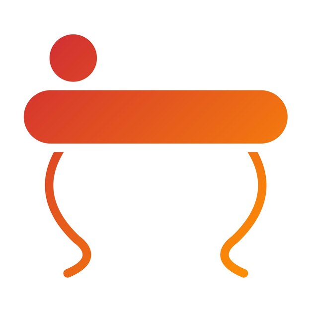 Diseño vectorial cóctel estilo icono otomano