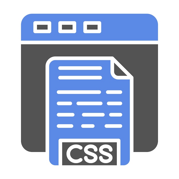 Diseño vectorial Código CSS Estilo del icono