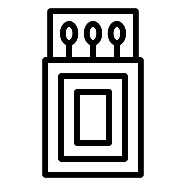 El diseño vectorial coincide con el estilo del icono