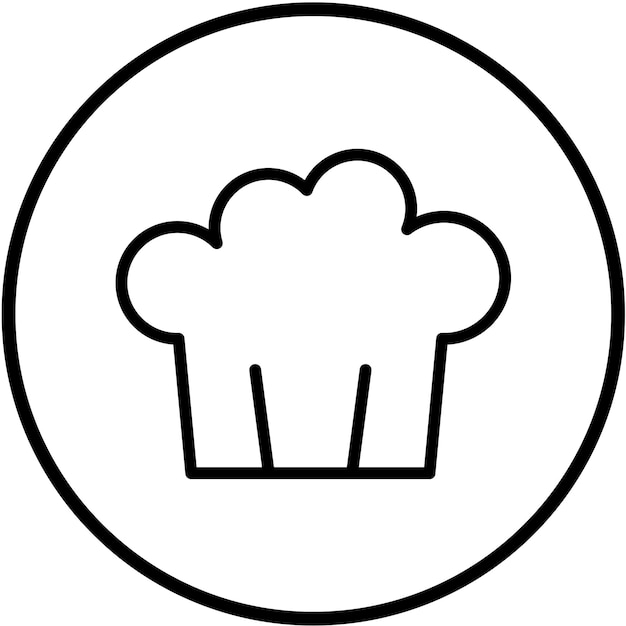 Diseño vectorial Colección culinaria Estilo de icono