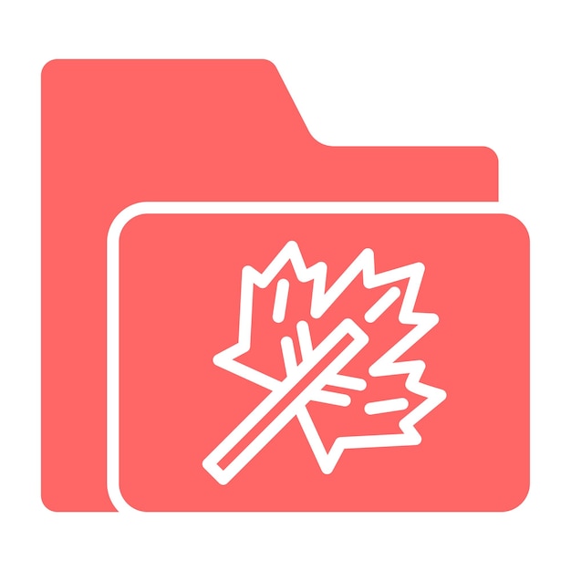 Diseño vectorial Colección de otoño Estilo de icono