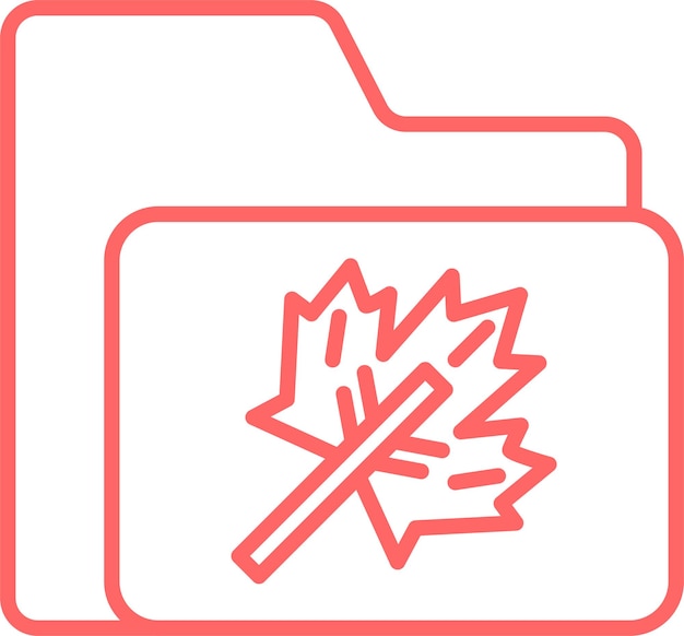 Diseño vectorial Colección de otoño Estilo de icono