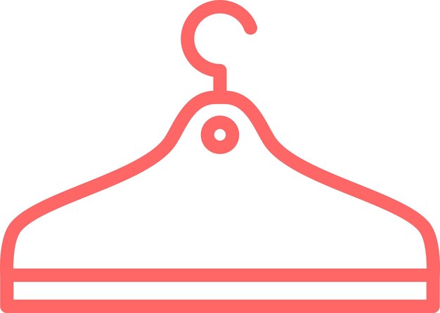 Diseño vectorial Colgante de ropa Estilo de icono