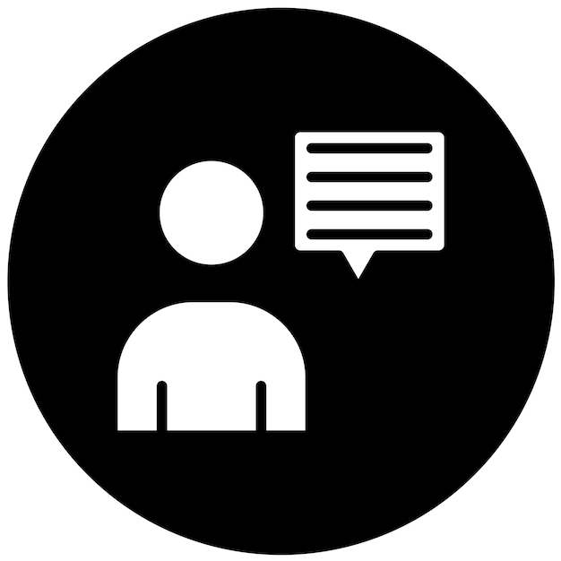 Diseño vectorial Comentarios de los clientes Estilo del icono