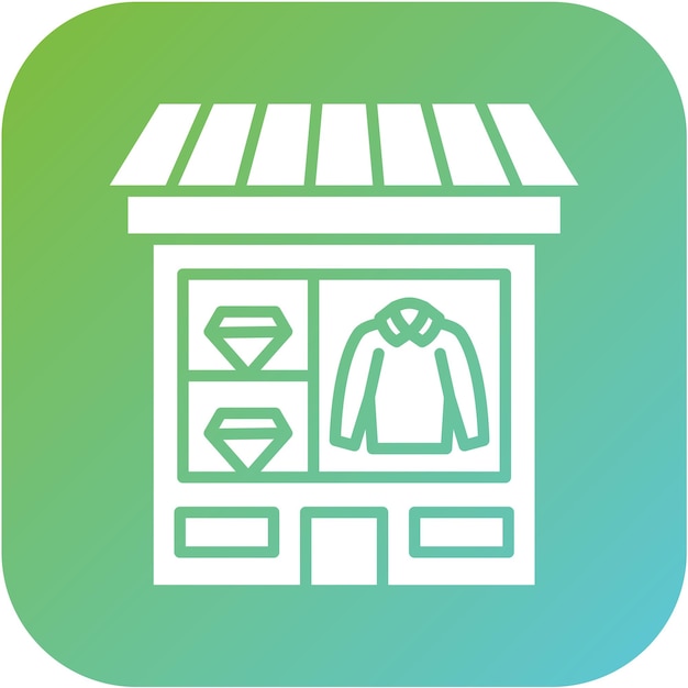 Diseño vectorial de comercio minorista Estilo de icono