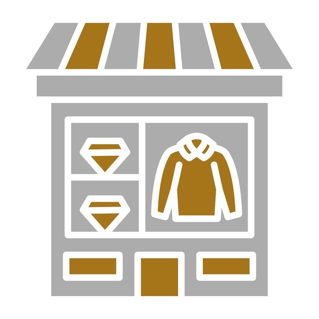 Diseño vectorial de comercio minorista Estilo de icono