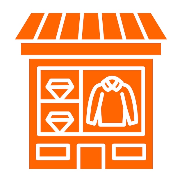 Diseño vectorial de comercio minorista Estilo de icono
