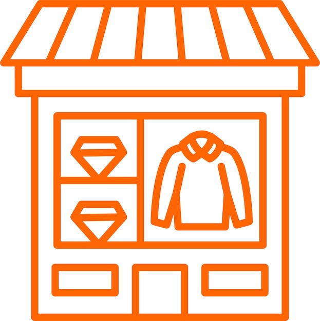 Diseño vectorial de comercio minorista Estilo de icono